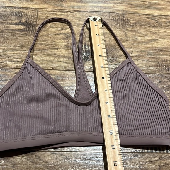 SKYE ribbed beautiful backing tan brown bra - Picture 4 of 7